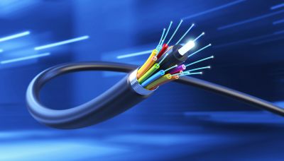 Fiber Optics Uses Flexible, Thin Glass or Plastic Fibers to Transmit Data and Information!
